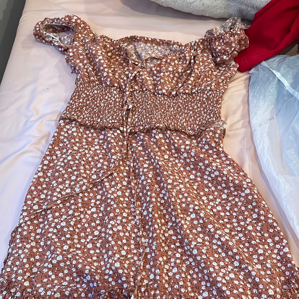 Orange/Pinkish Spring Dress